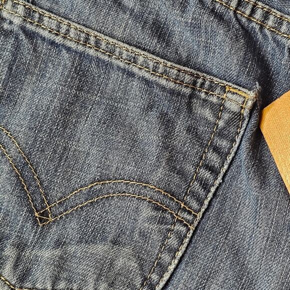 Levi’s 501 Denim Jeans Men’s 32w 34L Distress Raw Hem Belgium From 1999 - Picture 11 of 13